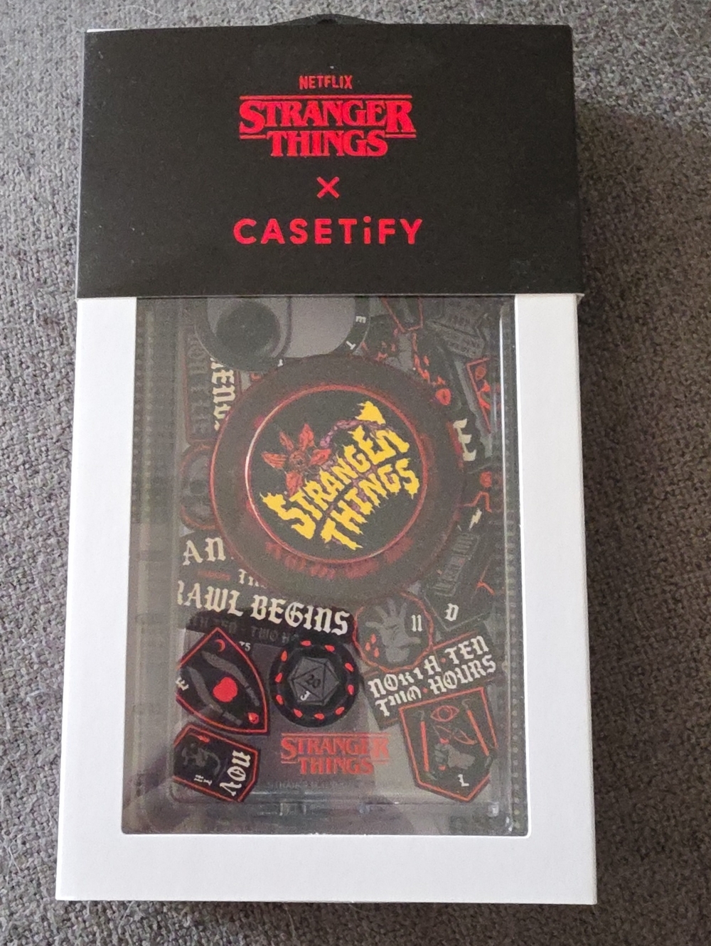 Casetify Stranger Things Phone Case For Galaxy Z Fold 7 With Popsocket